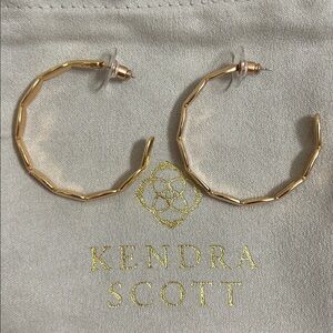 Kendra Scott Rose Gold Hoop Earrings